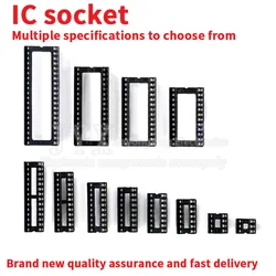 10PCS IC Sockets 2.54mm spacing DIP6 DIP8 DIP14 DIP16 DIP18 DIP20 DIP24 DIP28 DIP32 DIP40 DIP42 pins Connector DIP Socket