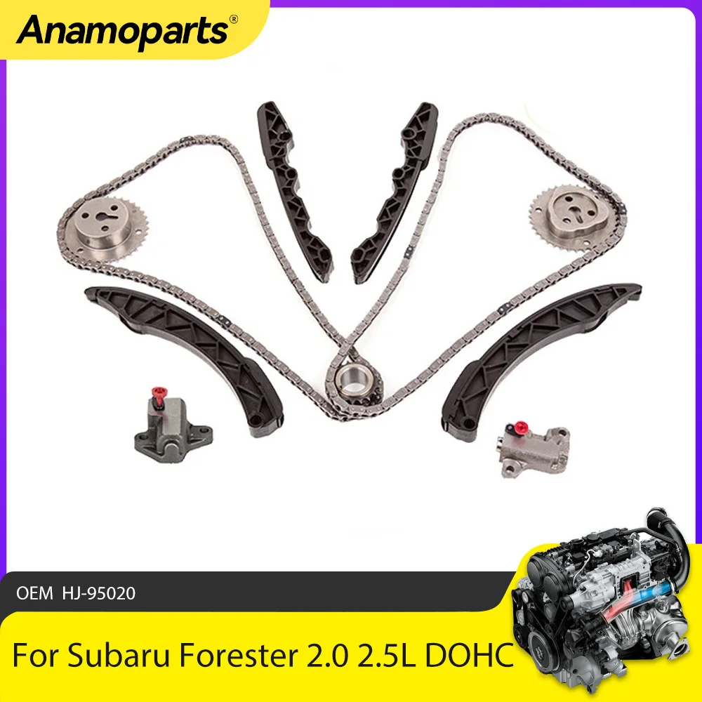 

Engine Parts Timing Chain Kit Fit 2.0 2.5 L H4 Gas For Subaru Forester Impreza XV BRZ 2.0 2.5L DOHC FA20 2011-2015