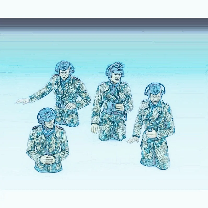 1/35 Resin Model Figure GK, Unassembled and Unpainted Kit