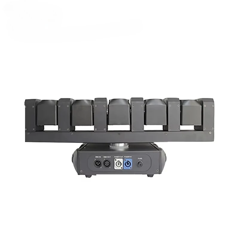 DMX RGB DJ Laser Bar Stage Lighting 6 Eye Wide Beam Swing Gig Bar for Nightclubs and Discos