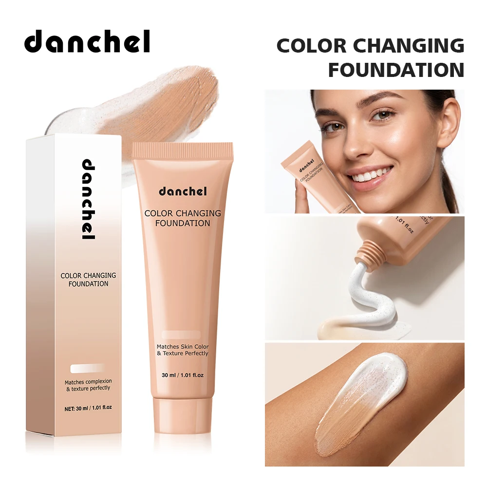 Color Changing Foundation Nourish Repair Skin Deep Hydration Brighten Even Tone Natural Matte Makeup Effect Concealer Foundation