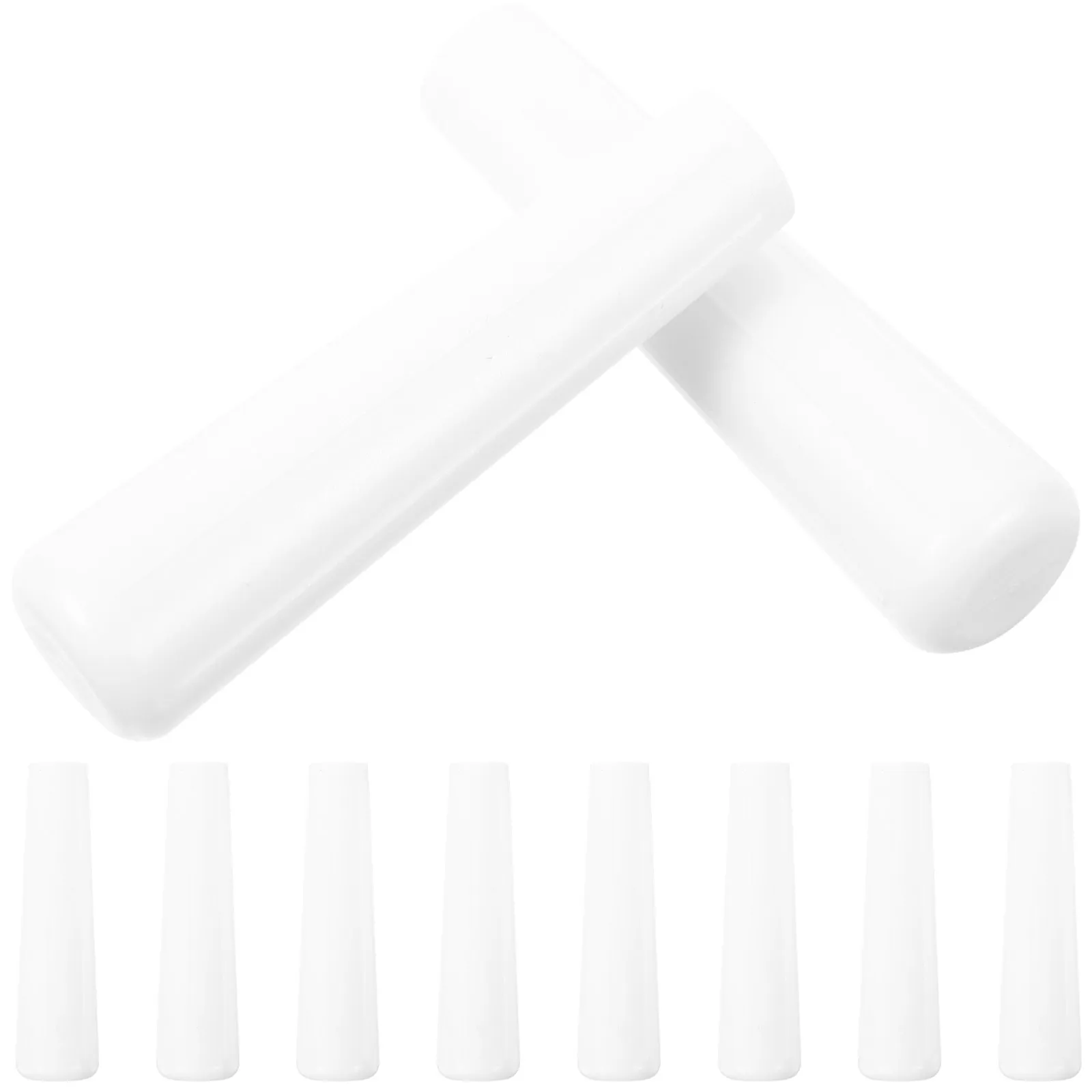 10Pcs Blind Wand Grip Replacement Tilt Rod Handles for Vertical Blinds Curtain Rod Tips Sturdy Material Easy Install Home Office