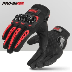 Motorcycle Gloves Summer Mesh Breathable Moto Gloves Men Women Touch Screen Motocross Gloves Touch Screen Cycling Gloves