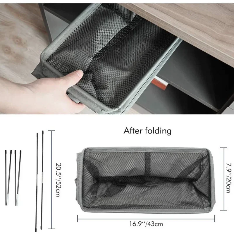 Cesta de ropa sucia plegable, organizador de ropa, cesta de almacenamiento de Yoga, caja de surtido para el hogar con ruedas