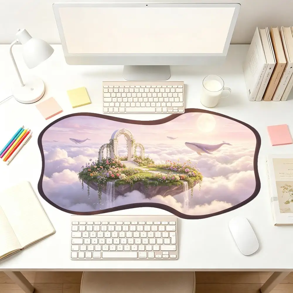 Creative Candy Cartoon Forest Special Shaped Mouse Pad Smooth Cloth Surface Large Size For Kids Bedroom