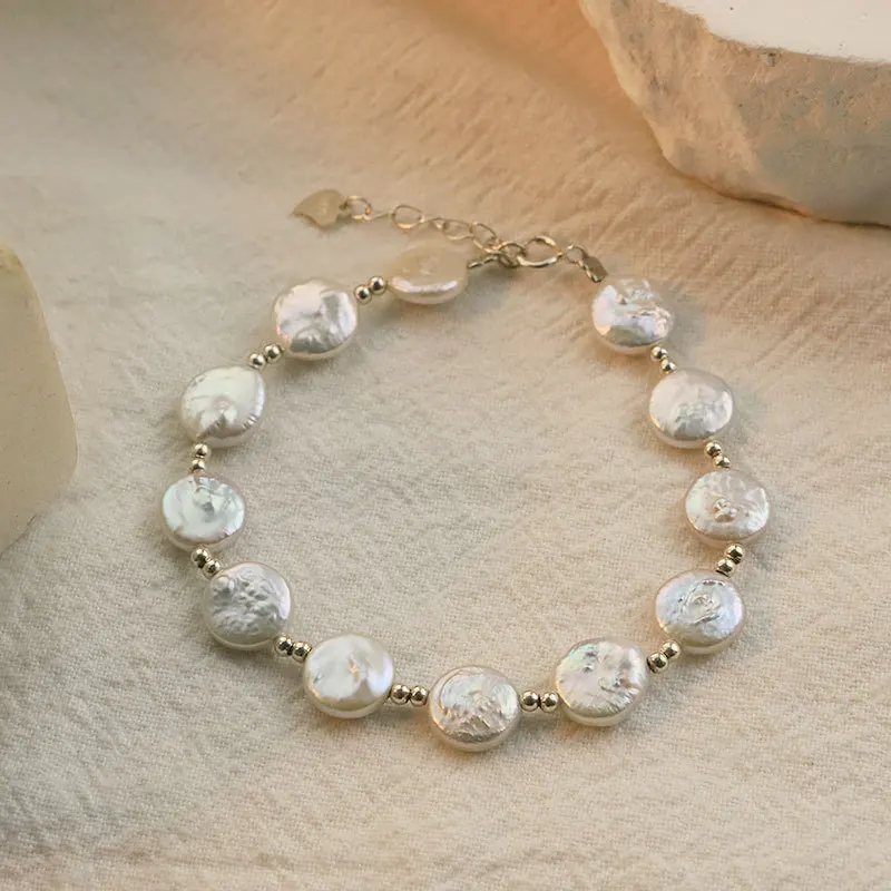 

Round Baroque Pearl Bracelet for Women Luxury Personality Bracelets Charm Jewelry Wedding Party Accessories Bracelets Gifts