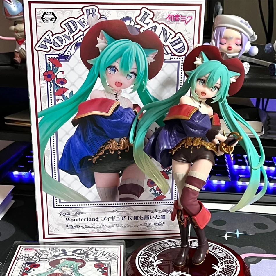 Anime Mädchen Figur Märchen Wunderland Der gestiefelte Kater Serie Nette Puppe Dekoration Desktop Ornamente Sammeln Modell Spielzeug Geschenke