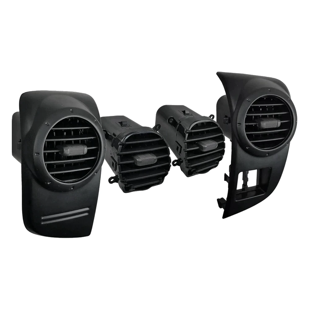For Isuzu D-Max 07-11 8-97299-274-0 8-97299-273-0 Dash Side Air Outlet Panel& A/C Conditioner Vent Grille Kit- 4 Pieces
