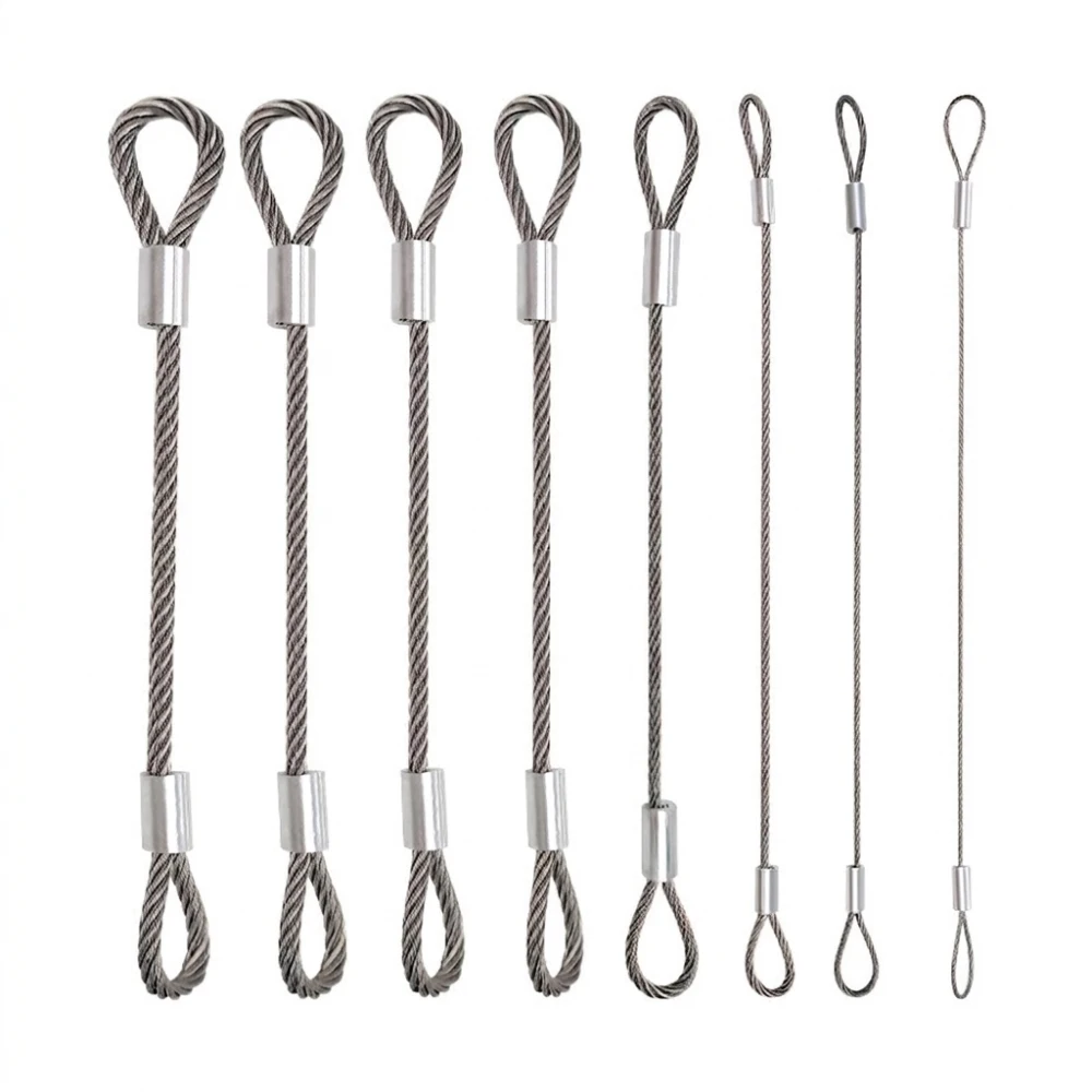 Wire Rope Aluminum Ferrule Oval Crimp Sleeve Connector Hardware Accessory For Secure Steel Cable Locking And Installation