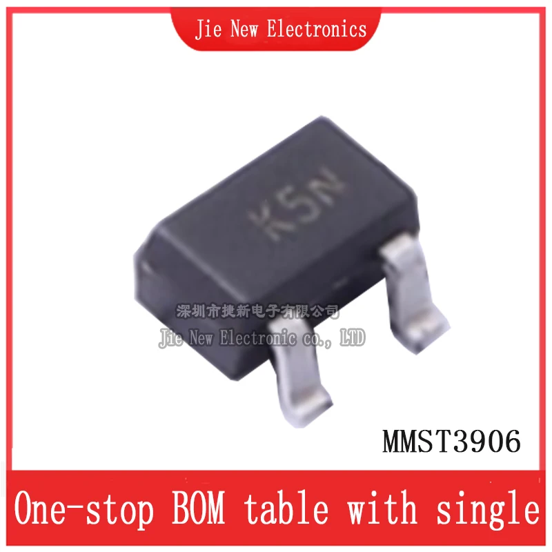 100PCS MMST2907A  MMST2222A MMST5401 MMST5551 MMST3904 MMST3906 SOT-323 SMD Chip Transistor