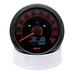 Universal Digtal Car Speedometer Gauge For Motorcycle 85MM 3 in 1 GPS Speed Meter COG TRIP Total Mileage Odometer Fit Marine Car