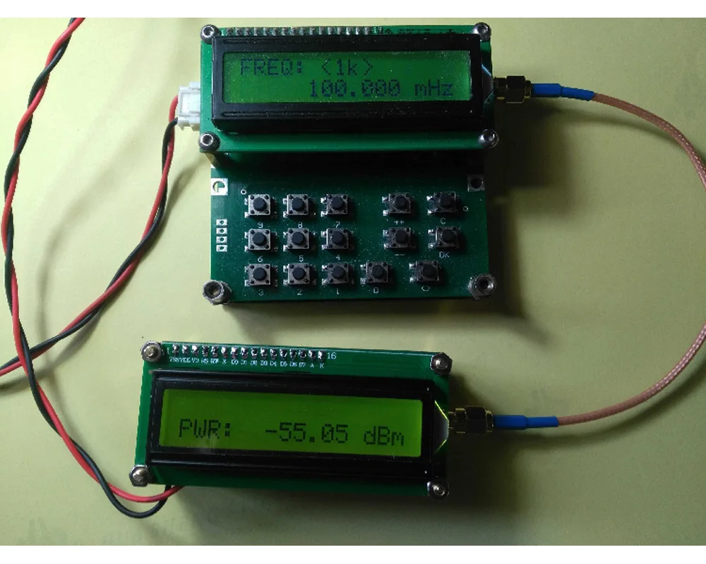 GL2700 RF power meter 5kHz--2700mHz simple Digital LCD RF power meter Logarithmic Detection Radio Frequency FOR HAM Amplifier