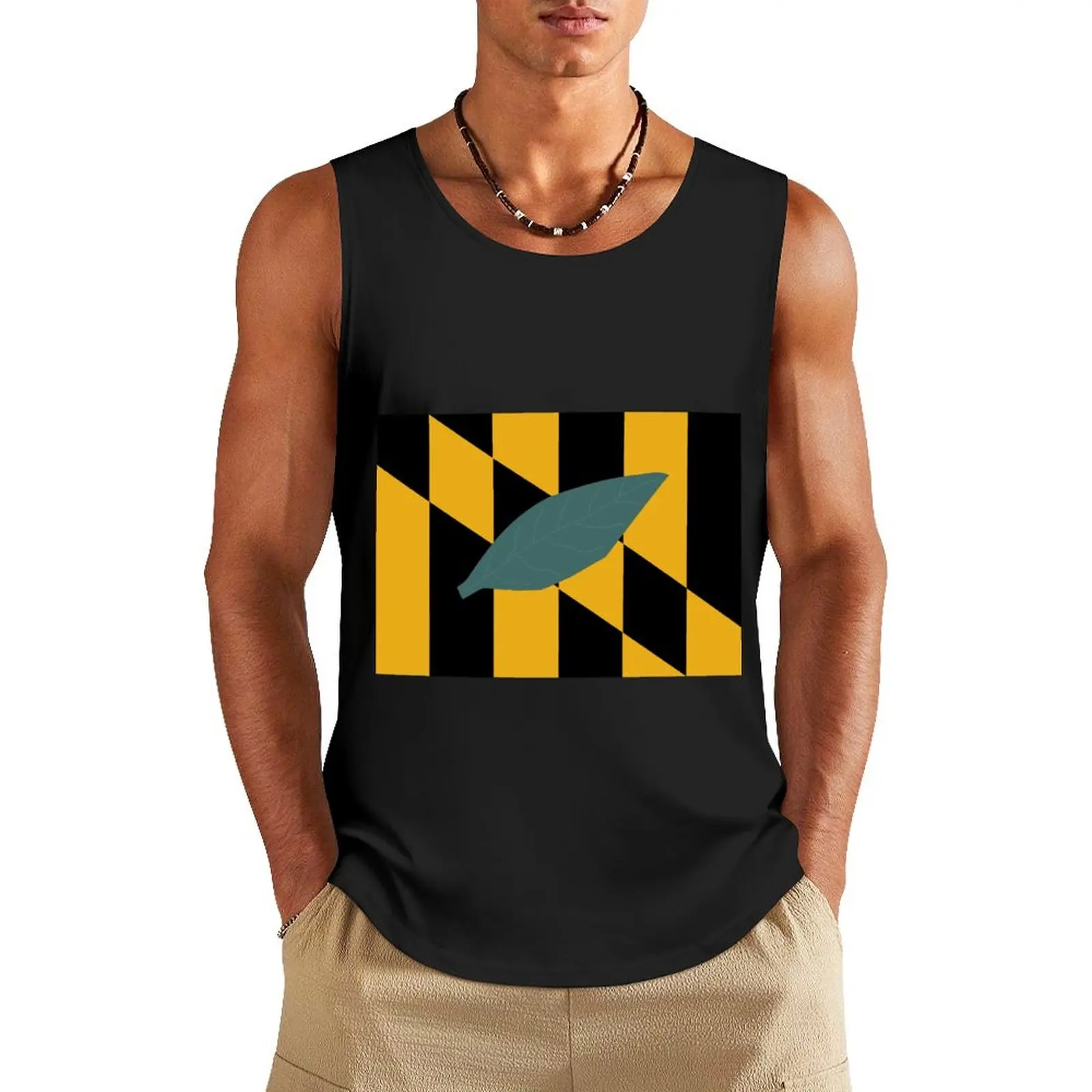 

Calvert County Tank Top vest men Male clothes Male vest