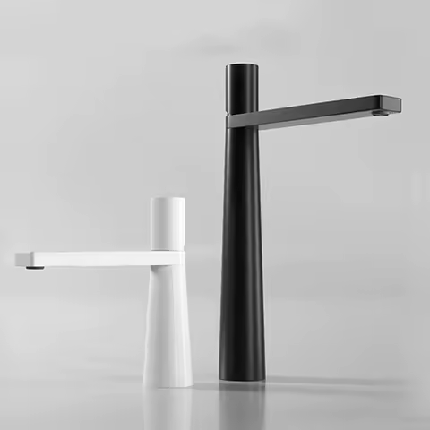 Bathroom Basin Faucet Modern Stainless steel Mixer Taps Deck Installation Hot and Cold Water Faucets Sink Faucet for Bathroom