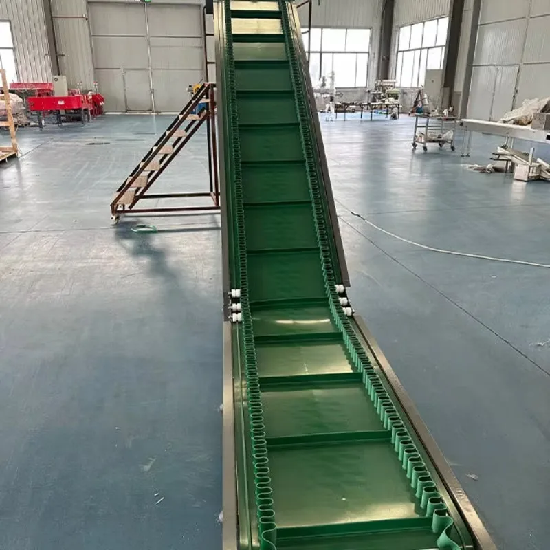 Customized Small Injection Molding Machine Assembly Line Used Condition Rubber Inclined Conveyor