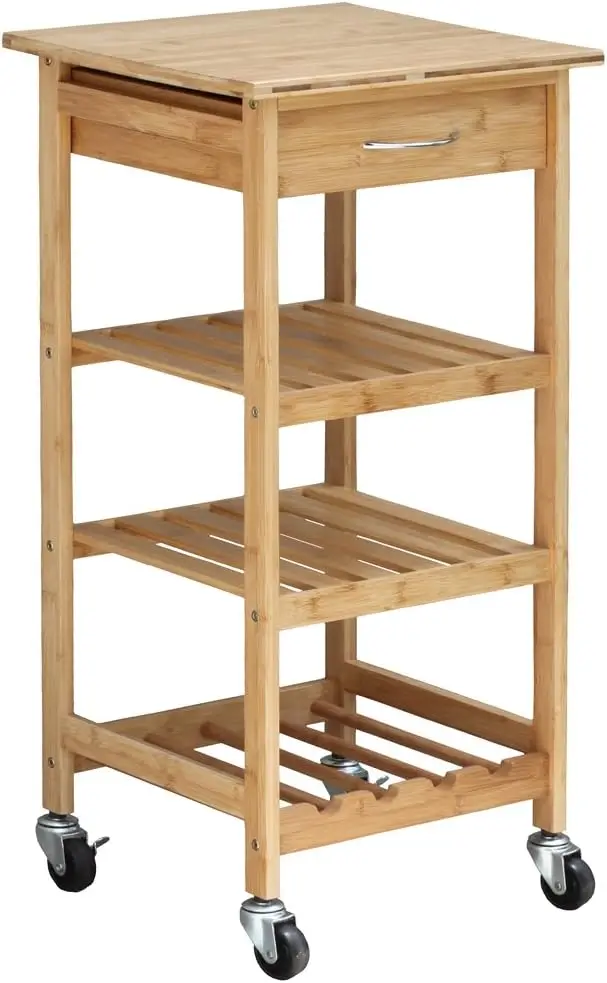 

Design Group Bamboo Kitchen Trolley, Natural