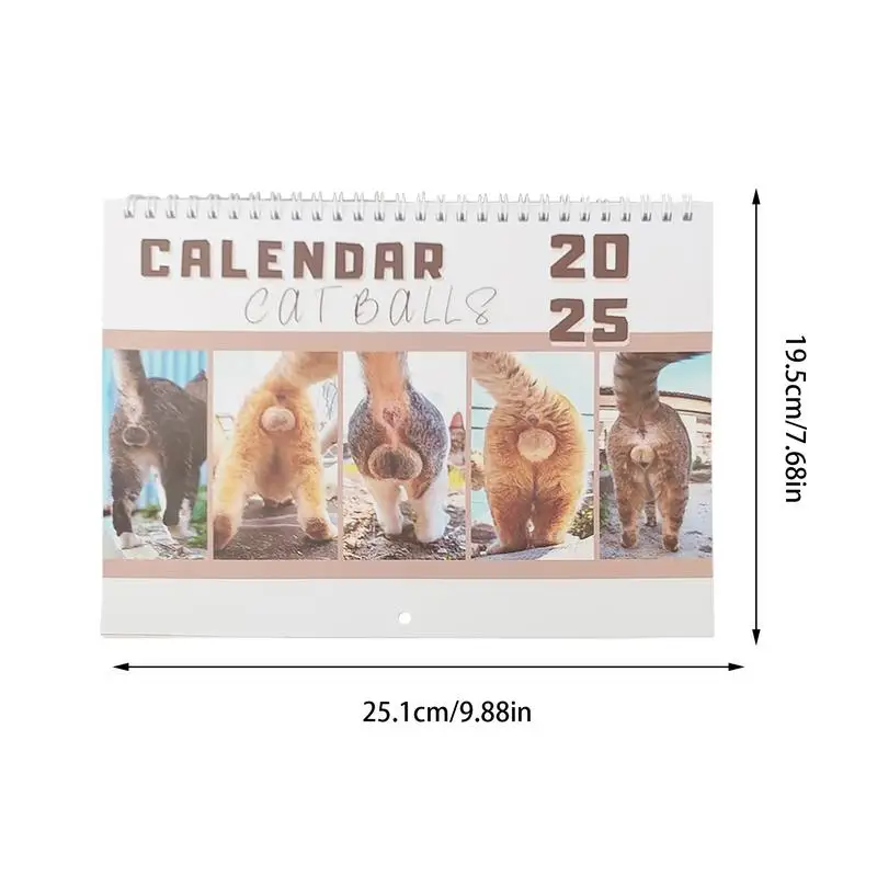 Katze Bälle Kalender lustige Kalender Planer Wandkalender Kalender Wand dekoration jährlichen Jahres planer dickes Papier für