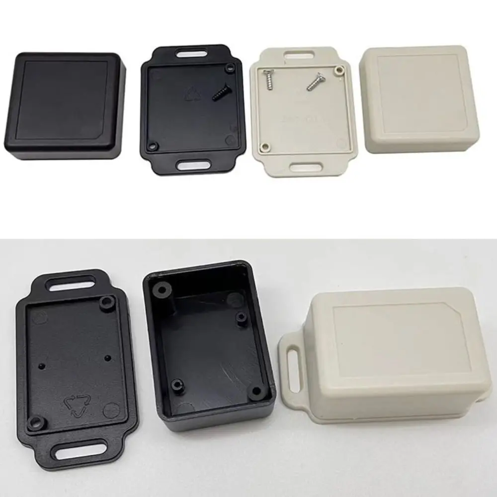 ABS Plastic DIY Housing Instrument Electronic Project Box Black Waterproof Circuit Board Box 9 Styles PCB