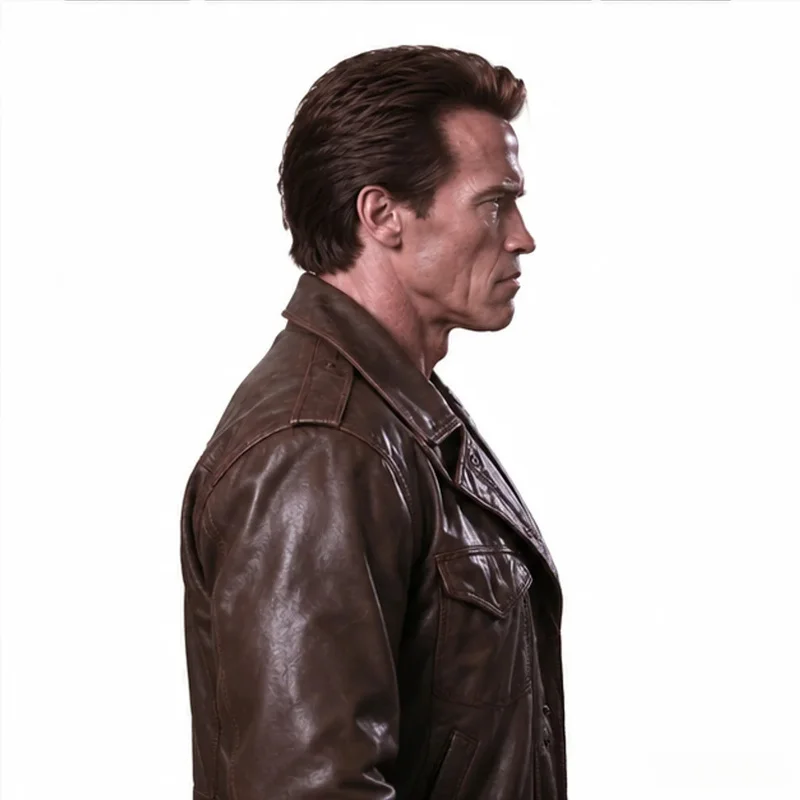 Unpainted Resin Model Kit Cyborg Action Figure Brown Coat DIY Assembly Painting Statue Collectible Toy Gift For Men 1/12 Scale