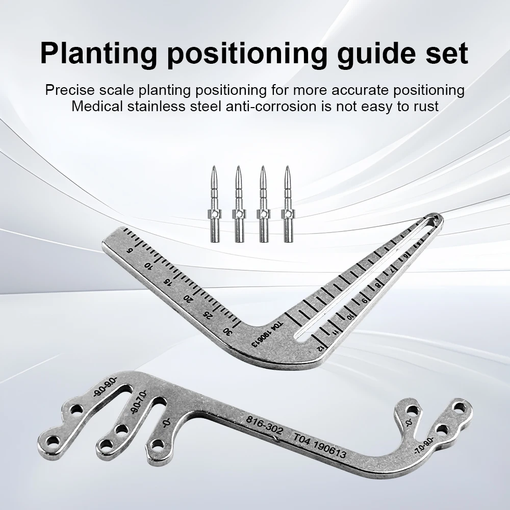 Implant Guided System Drill Dental Implant Guide Positioning Kit Dentistry Drilling Locating Angle Ruler Set Dentist Instruments