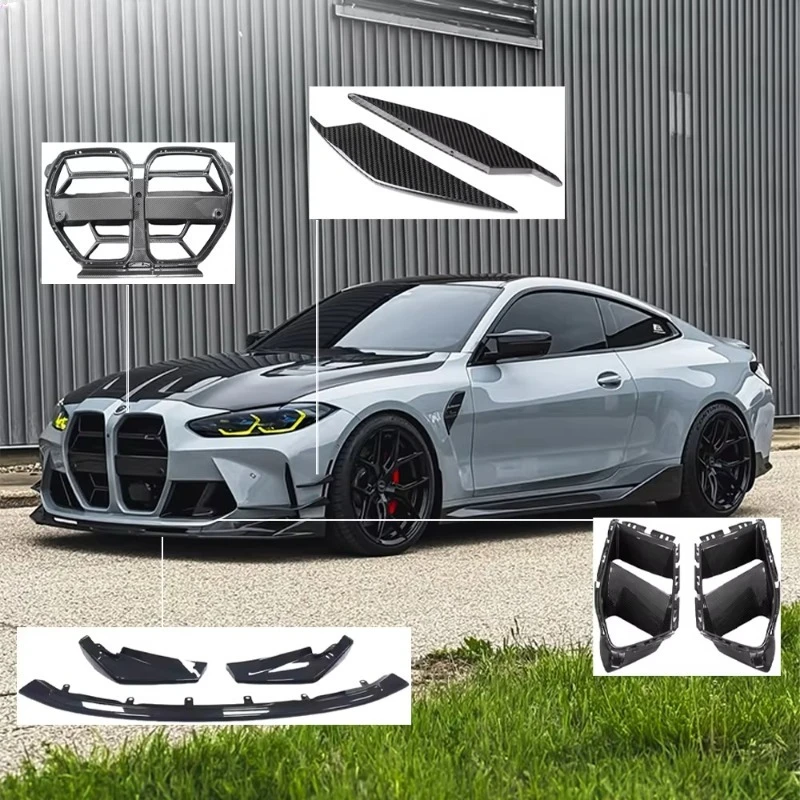 Dream Garage For M4 G82 Style Carbon Fiber Front Lip\ Rear Diffuser \Side Skirts\ Spoiler\Front Grille Modification Kit