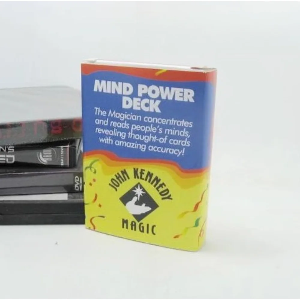 Mind Power Deck - Professional Mentalism Cards for Mind Reading & Guess Tricks | Close Up Gimmick Magician Illusions Funny