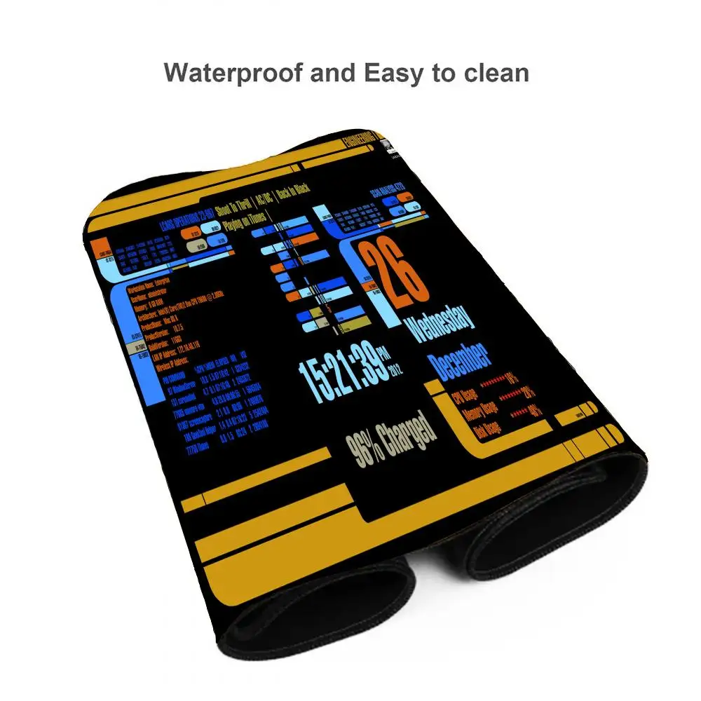 Sci Fi Console Display Table Mat, Jumbo Gamer Mouse Pad, Laptop Pad, Computer Accessories, Game Room Decor, Sci Fi Gifts