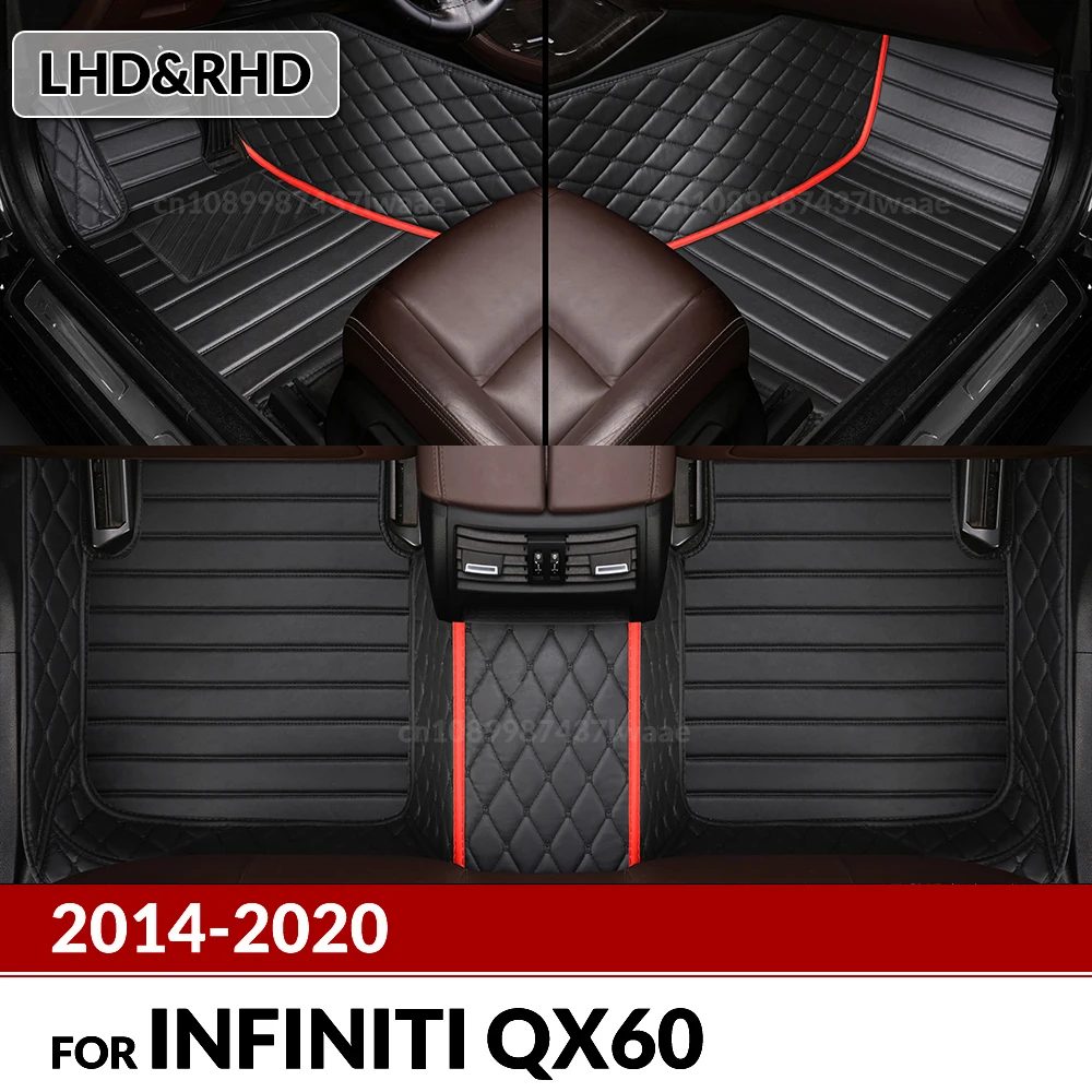 

Автомобильные коврики для Infiniti QX60 2014 2015 2016 2017 2018 2019 2020, автомобильные подушечки для ног на заказ, коврик, аксессуары для интерьера