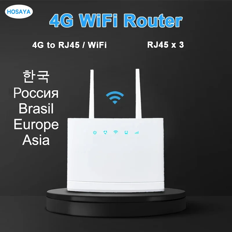 4G SIM card router LTE wifi router 4G modem Hotspot RJ45 wireless router 4G CPE