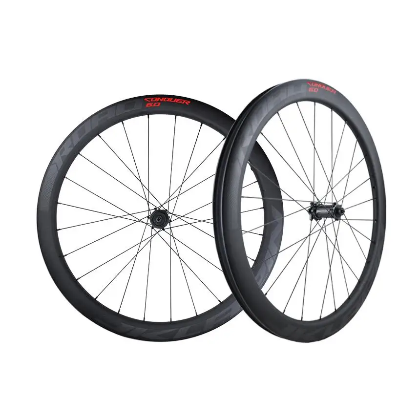 

JKLapin Litepro Full Carbon Fibre 700C Wheels Rim 38 48 60 85MM Road Bike QR Disc Brake 24Holes 11S Wheelset