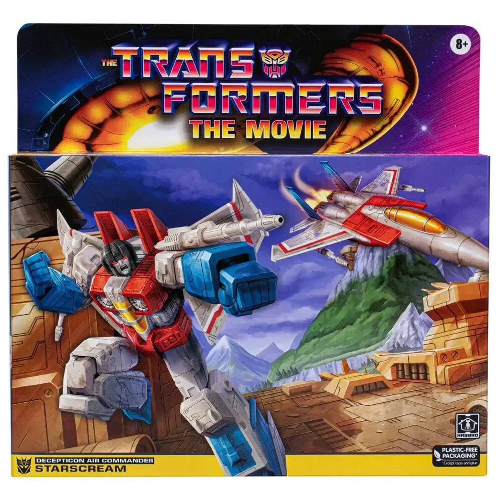 Transformers Retro Starscream recytor Hot Rod Skywarp Movie G1 Walmart Kickback SHRAPNEL Robot ornamento da collezione giocattoli