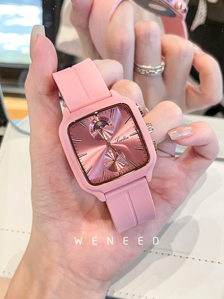 

Stylish Square Women'S Watch, High-Value Design, New 2026 Style, Fashionable Quartz Wristwatch, A Great Gift For Women.