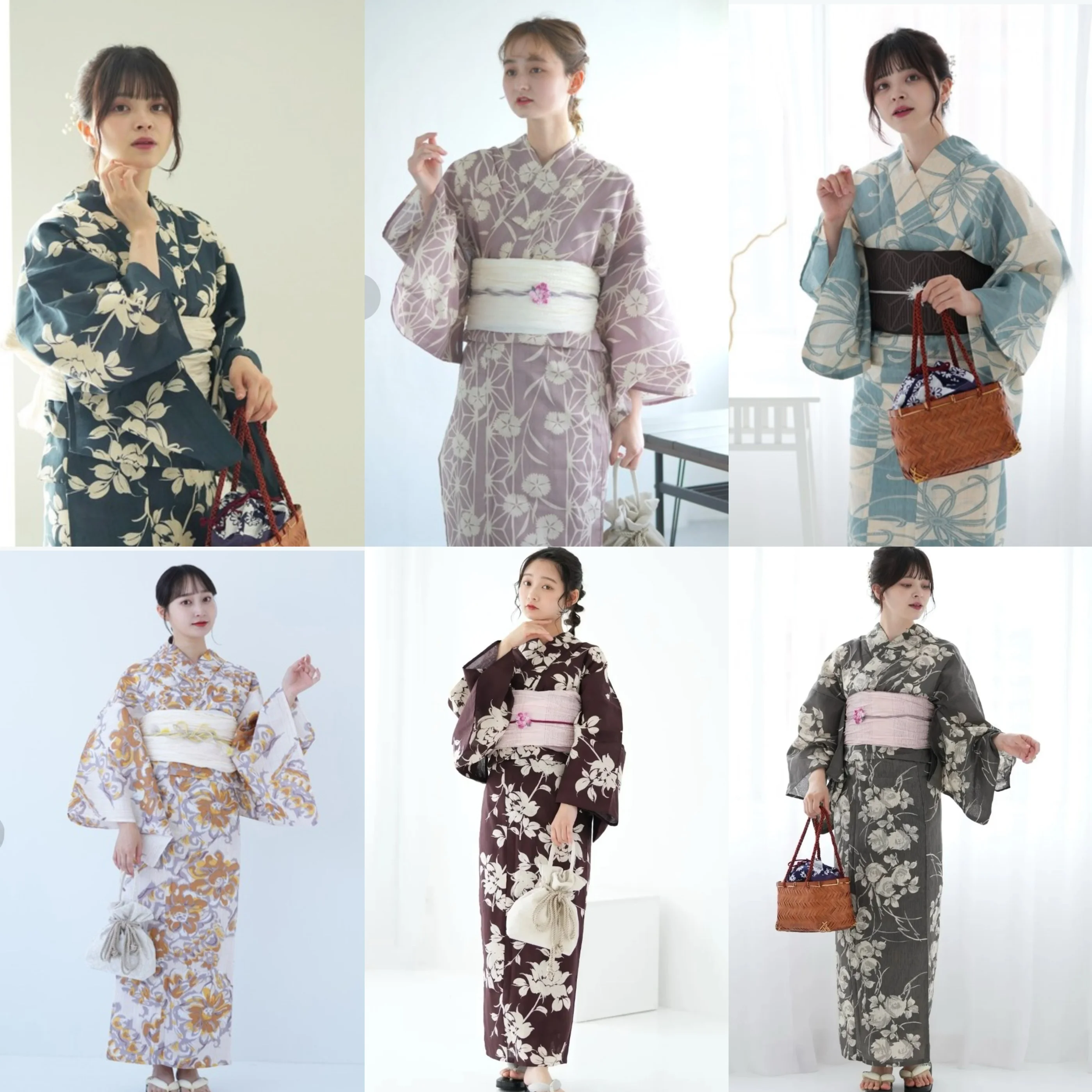 

Traditional Women's Kimono Batobe Pure Cotton High Quali Travel Photoaphy Purple Asters Flower Design Summer 2024