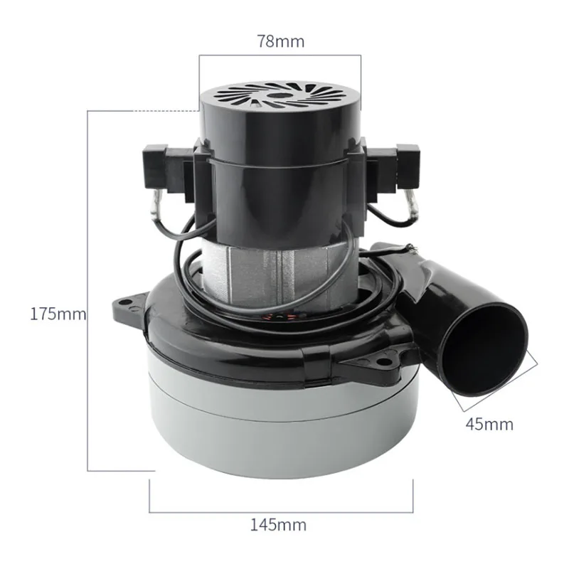 NEW Suitable for industrial vacuum cleaner accessories motor motor All copper wire dust-free saw motor 1200W side air motor