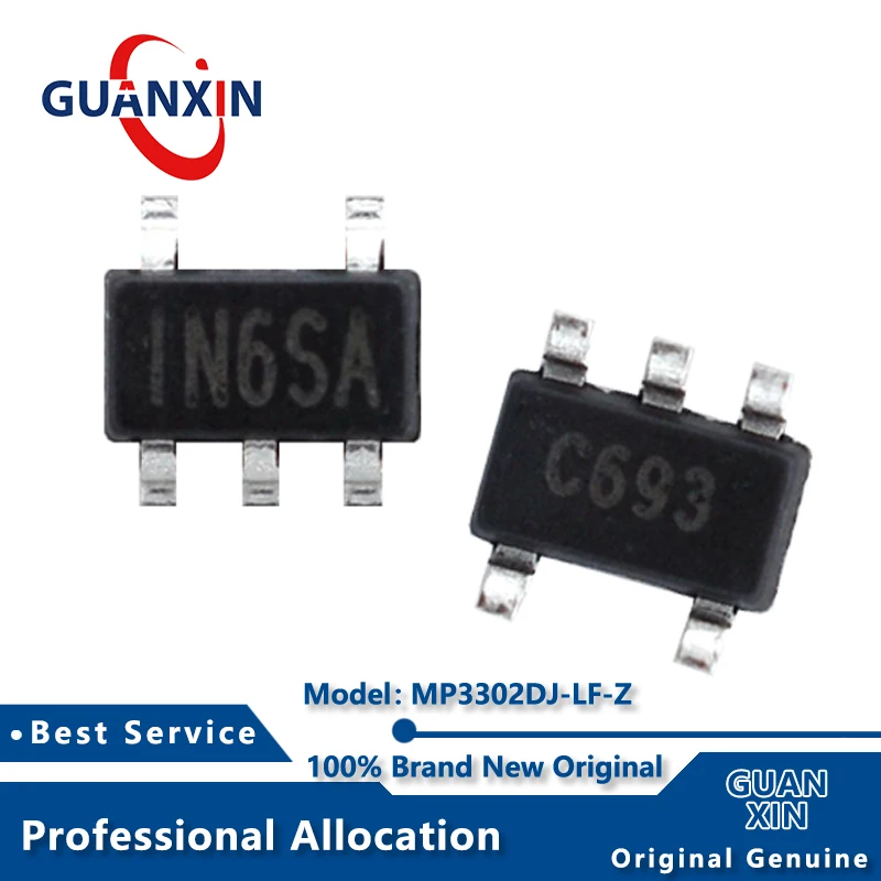 

100% New electronics MP3302DJ-LF-Z MP3302DJ-LF-P TSOT23-5 Marking IN6** MP3302