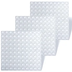 100Pcs Soft Silicone Rubber Anti Slip Bumpers Feet Pads Damper Buffer Cabinet Bumpers Silicone Furniture Pads Drawer Door Pad