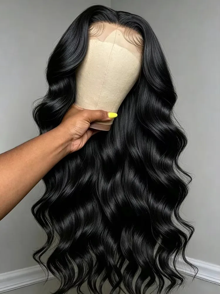 40 Inch 13x6 Lace Frontal Wigs Human Hair 250%  13x4 Body Wave HD Lace Front Wigs Human Hair Pre Plucked 100%  Body Wave Human Hair Wig 5x5 Ready to Go HD Lace Glueless Wigs for Women Natural Color