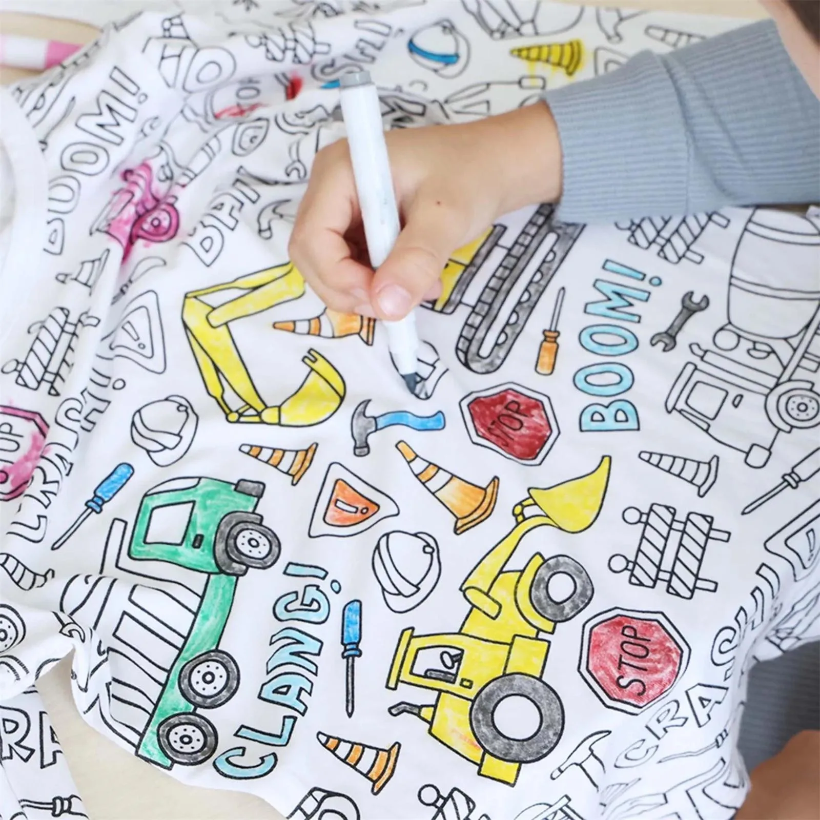 Diy Pajamas Kids Sketch Colorful Pajama Set Kids Art Color Your Own Pajama Handicraft Toys Diy Kid Crafts For Kids Boys Girls