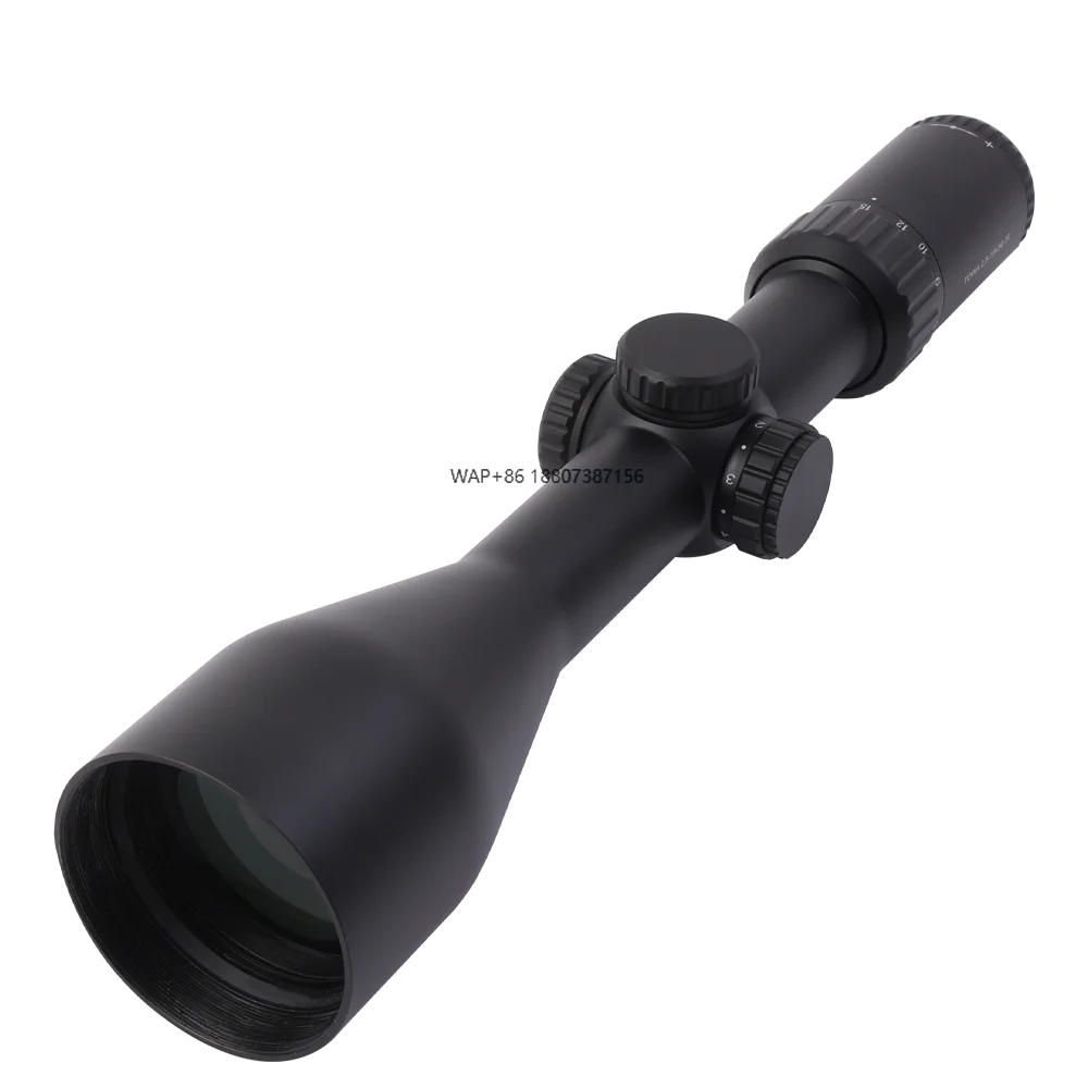 

2.5-15x56 IR Hunting Scope 30mm 1/4 Value Cap Adjuster #4 Reticle 6 Level Gear Illumination