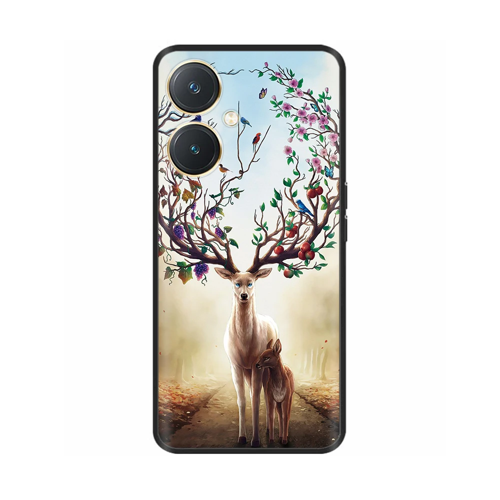 For Vivo Y27 4G 5G Phone Case Soft Black Silicone Protection Back Cover For Vivo Y27 Y 27 4G 5G Fundas Shockproof Shell Hoesje