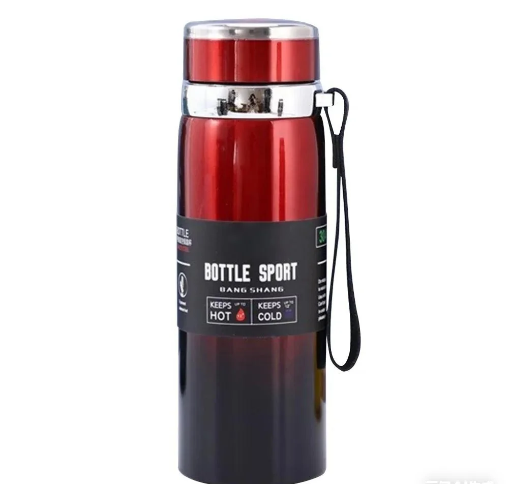 1L thermische waterfles Houd koud en warm waterfles Thermoskan voor water Thee Koffie Thermosflessen Roestvrijstalen thermosfles