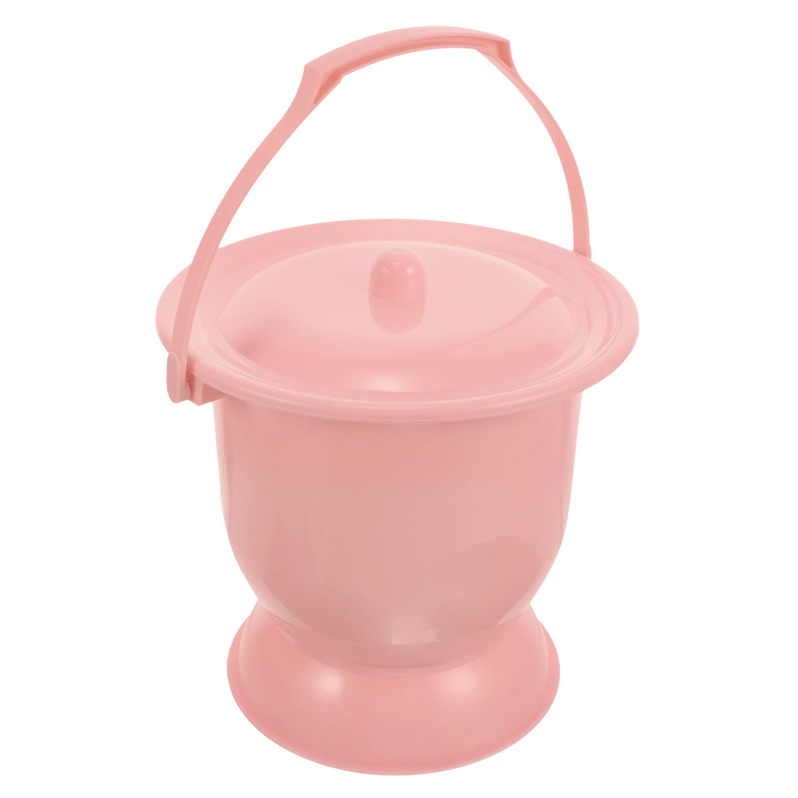 وعاء الغرفة، وعاء البول البلاستيكي المحمول لكبار السن والنساء الحوامل بجانب السرير، دلو البول الليلي مع غطاء متين وخفيف الوزن #3