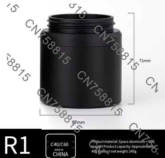 Strong Magnetic Absorption Aluminum Alloy Powder Cup and Can，C40c60 Hand Grinder MK4MK3