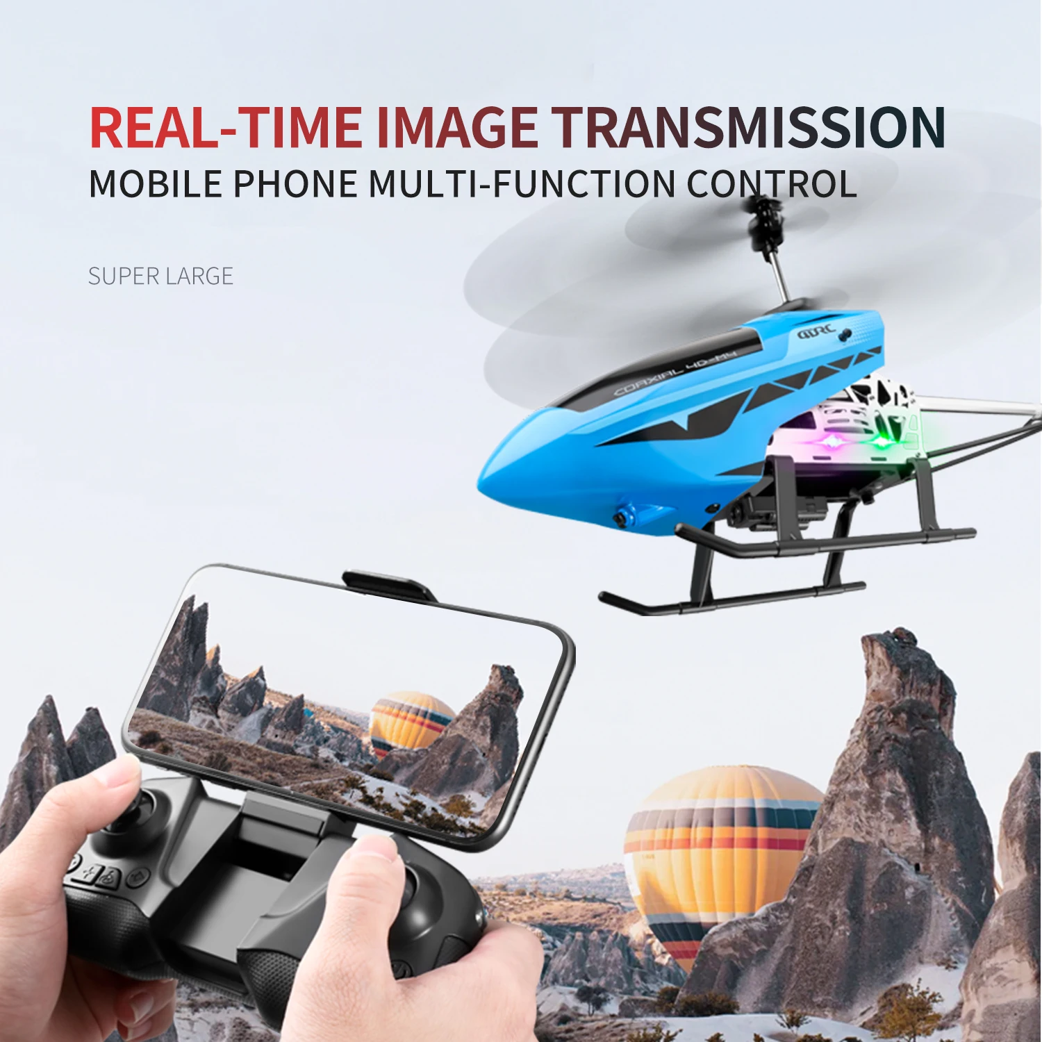 M4 Large Rc Helicopter Remote Control Extra Durable Charging Big Plane Toy Drone Model Outdoor 3.5CH 72cm Aircraft Helicoptero
