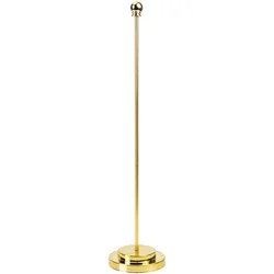 Flag Pole Holder Tabletop Flag Metal Flagpole Stand Mini Base Flags Display Holder Nail-Free Advertising Flagpole Flags Pedestal