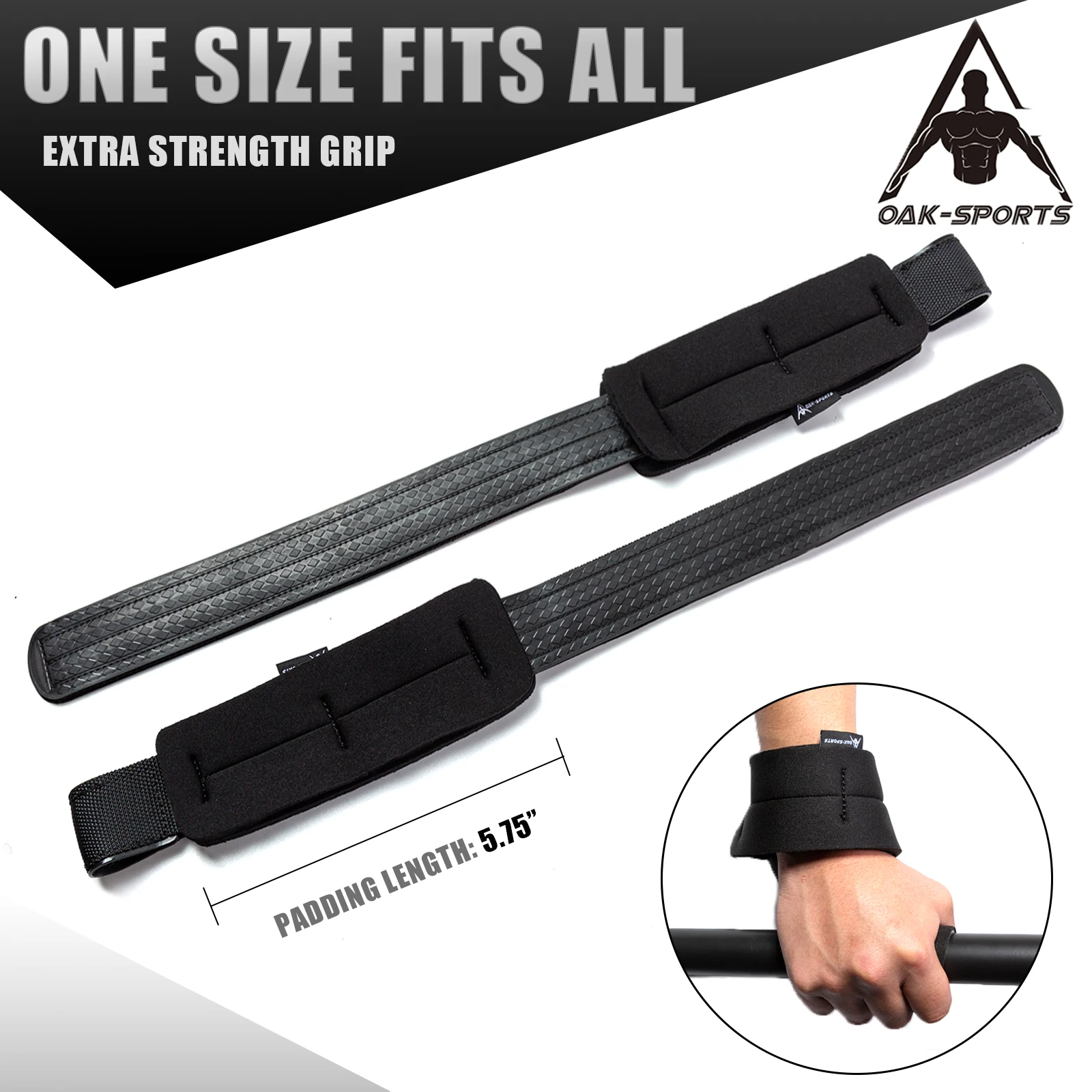 Wist Straps for Weightlifting(Pair), Bodybuilding, Powerlifting, Strength Training, Straps Hard Pull Exercise Straps