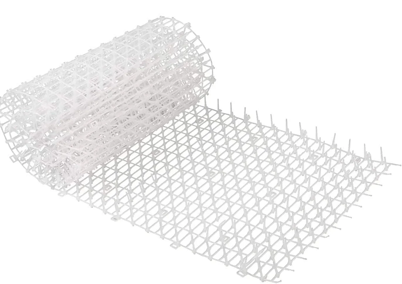 Katzenkotmatte weiß -4 m x 0,28 m, Anti-Katzen-Netzwerk mit Spikes, Garten-Grabstopper – Haustier-Hund-Katzen-Abschreckungsmatte für drinnen und draußen – Detail 8