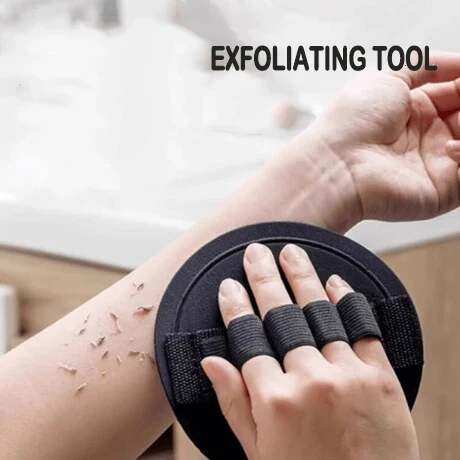 

Отшелушивающая щетка для ванны для тела - круглый скруббер для удаления омертвевшей кожи, безболезненный инструмент для душа, увлажняющее купальное полотенце, уход за кожей