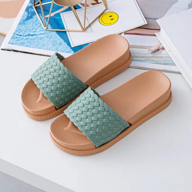 Soled slippers deals