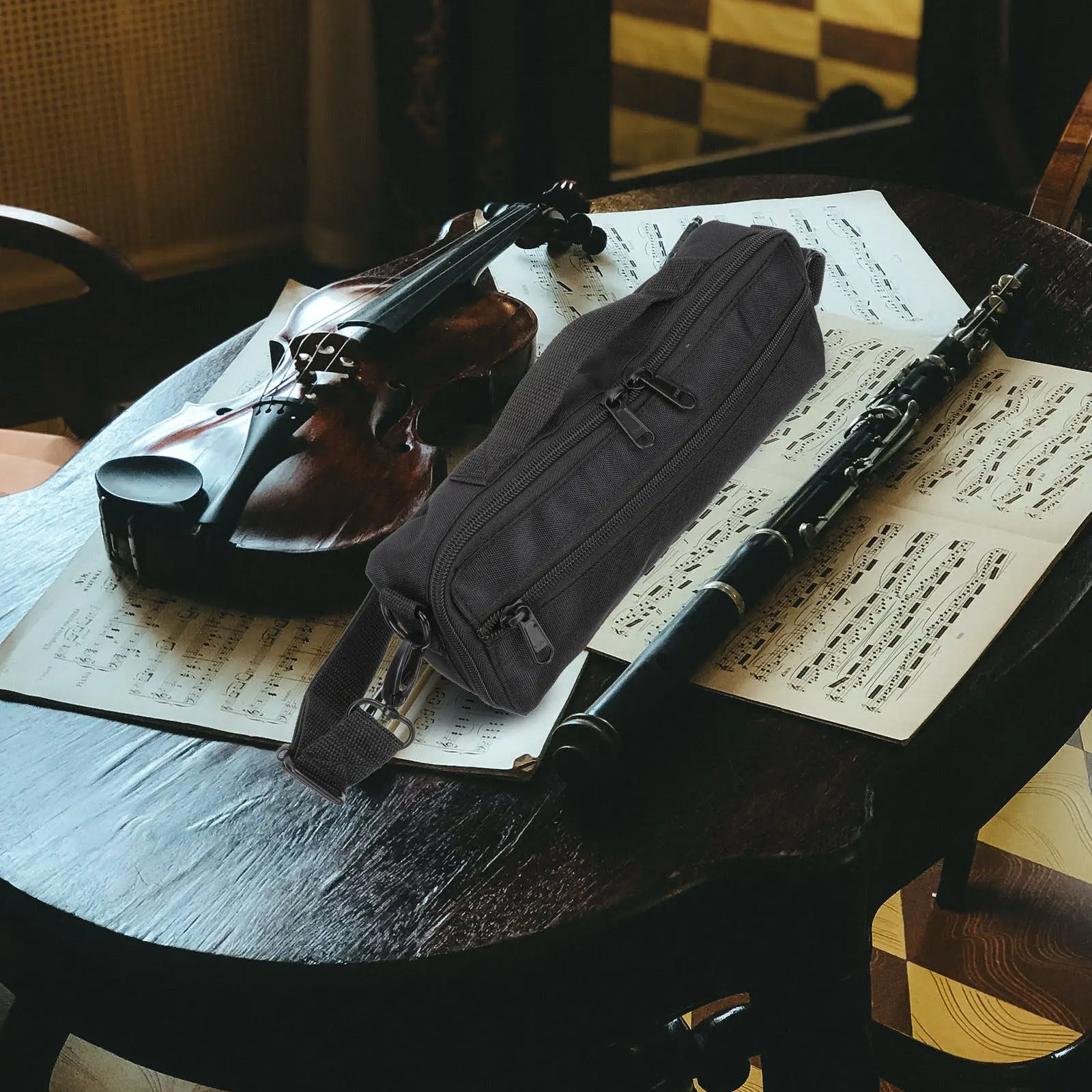 

Удобная сумка для пикколо, легкая холщовая сумка для хранения пикколо, для духовых инструментов, удобная конструкция для переноски, подходит для использования на открытом воздухе и в помещении.